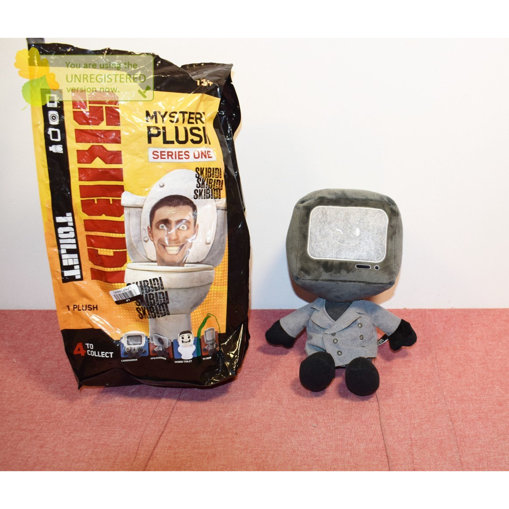 Skibidi Toilet Mystery Plush Series 1 TV Man